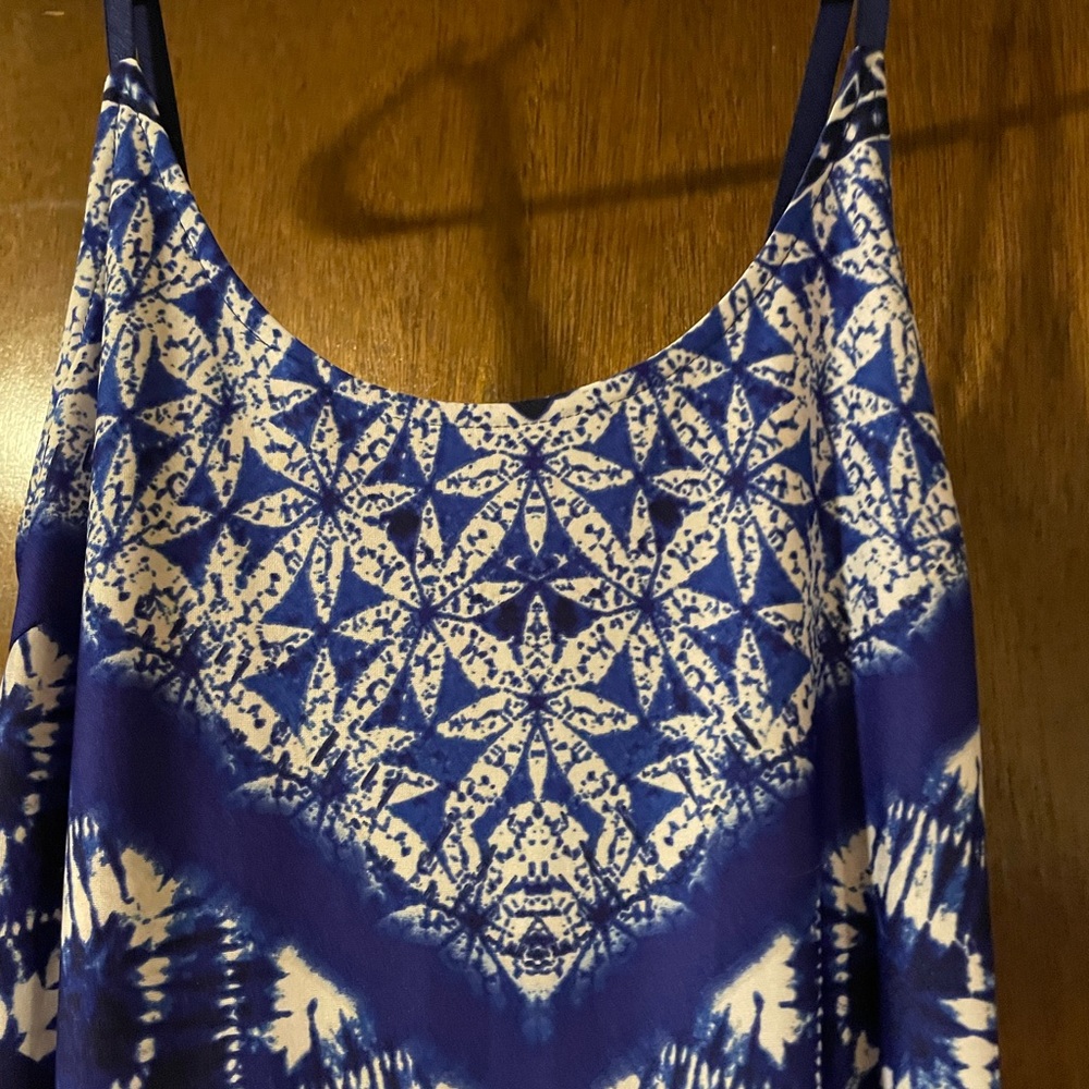VENUS Blue and White Maxi Dress - Picture 2 of 2